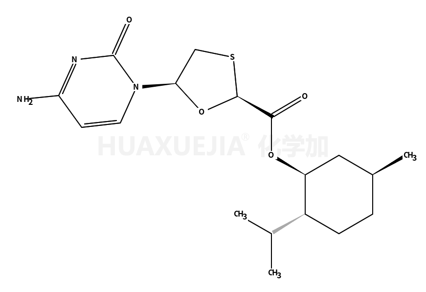 5-(4-氨基-2-氧代-2H-嘧啶-1-基)-[1,3]1,3-氧硫杂环戊-2-甲酸孟酯