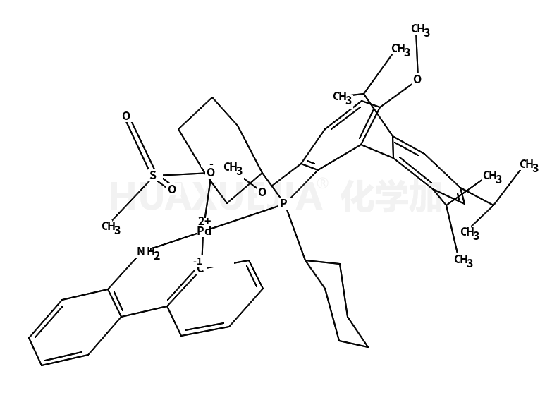 甲磺酸（2-二环己基膦-3,6-二甲氧基-2'，4'，6'-三异丙基-1,1'-联苯）（2'-氨基-1,1'-联苯基-2-基）钯（II）