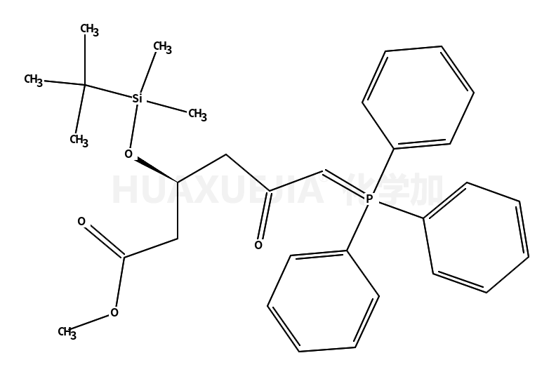 (3R)-叔丁基二甲硅氧基-5-氧代-6-三苯基膦烯己酸甲酯