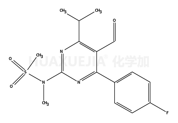 4-(4-氟苯基)-6-异丙基-2-[(N-甲基-N-甲磺酰)氨基]嘧啶-5-甲醛