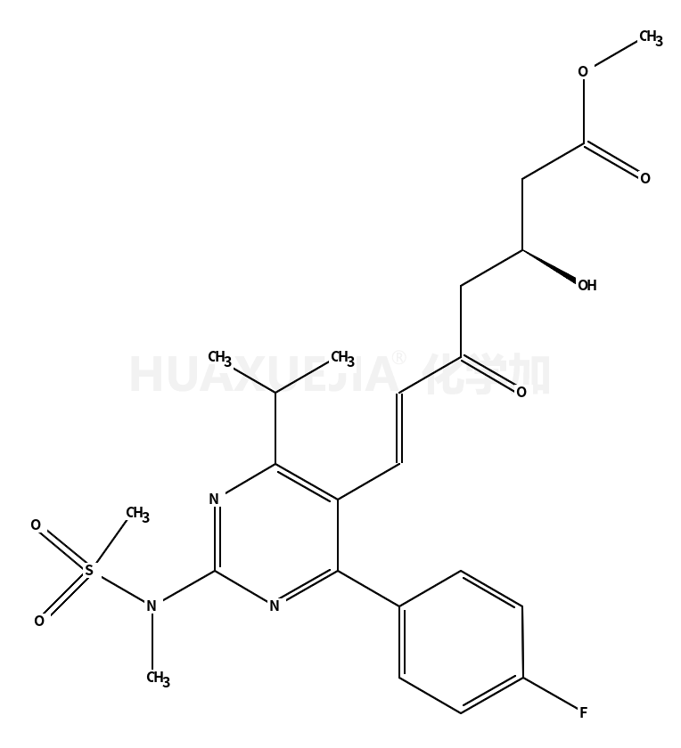 7-[4-fluorophenyl]-6-isopropyl)-2-(N-Methyl-N-MethylSulfonyl amino)pyrimidine-5-yl]-(3R)-3-(terbutyldimethylsilyloxy)-5-oxo-6E-heptane acid,Methyl ester