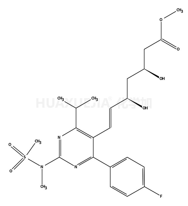 methyl (E,3R,5S)-7-[4-(4-fluorophenyl)-2-[methyl(methylsulfonyl)amino]-6-propan-2-ylpyrimidin-5-yl]-3,5-dihydroxyhept-6-enoate