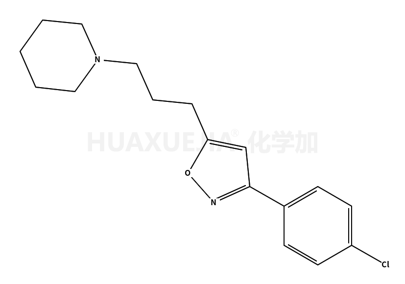 3-(4-chlorophenyl)-5-(3-piperidin-1-ylpropyl)-1,2-oxazole
