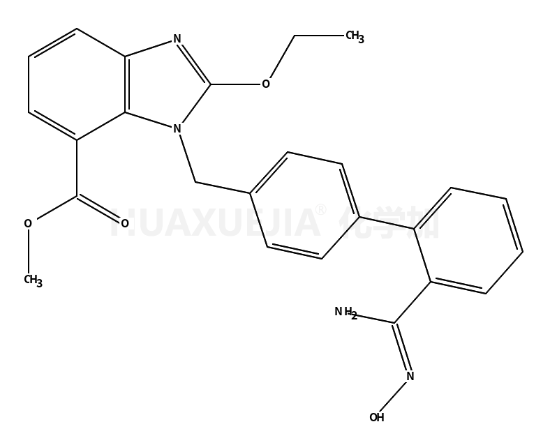 2-乙氧基-1-((2-(n-羟基甲脒基)-[1,1-联苯]-4-基)甲基)-1H-苯并[d]咪唑-7-羧酸甲酯