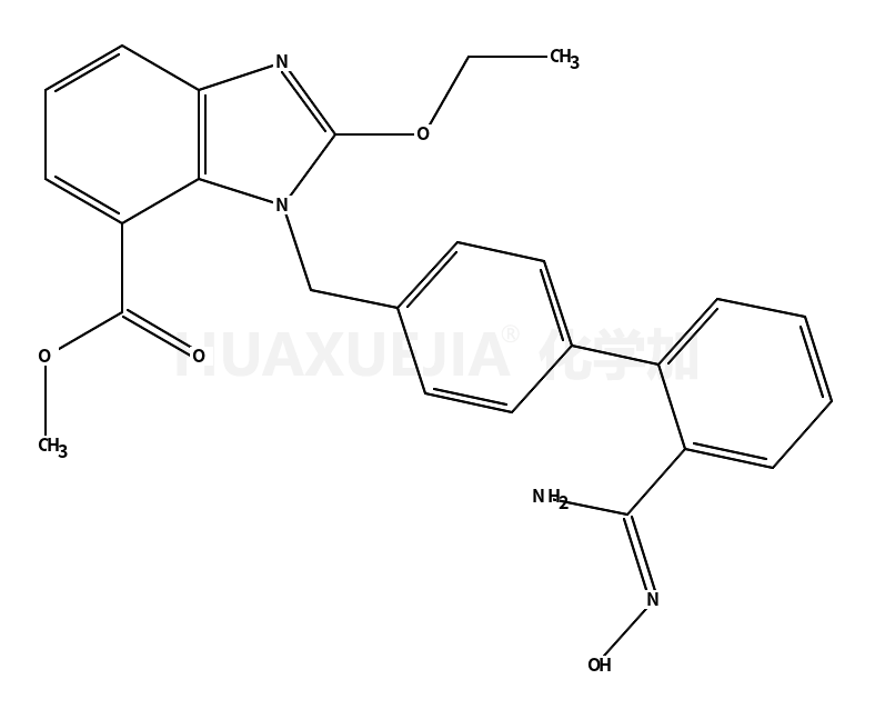 2-乙氧基-1-((2-(n-羥基甲脒基)-[1,1-聯(lián)苯]-4-基)甲基)-1H-苯并[d]咪唑-7-羧酸甲酯