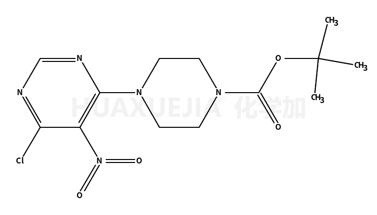 1-Boc-4-(6-氯-5-硝基-4-嘧啶)哌嗪