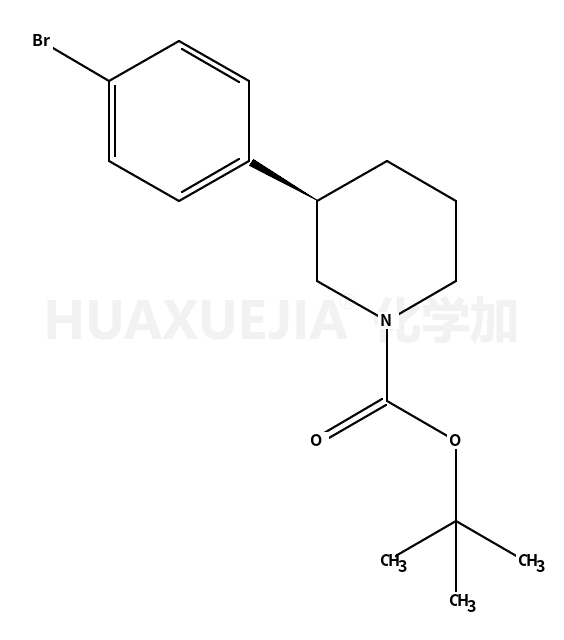 (3S)-3-(4-溴苯基）-1-哌啶羧酸叔丁酯