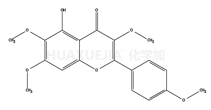 5-Hydroxy-3,6,7-三甲氧基-2-(4-甲氧基苯基)色烯-4-酮