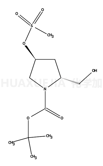 (2S,4R)-tert-butyl 2-(hydroxymethyl)-4-(methylsulfonyloxy)pyrrolidine-1-carboxylate