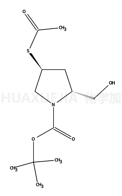 (2S,4r)-4-(乙酰基硫代)-2-(羟基甲基)吡咯烷-1-羧酸叔丁酯