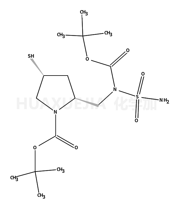 (2S,4S)-2-[[(氨基磺酰基)(叔丁氧羰基)氨基]甲基]-4-巯基-1-吡咯烷羧酸叔丁酯