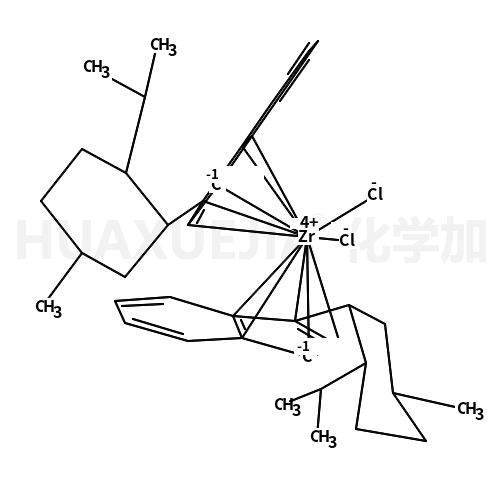 (-)-Bis[1-{(1'S,2'S,5'R)-2'-i-propyl-5'-methylcyclohexyl}indenyl]zirconium(IV) dichloride