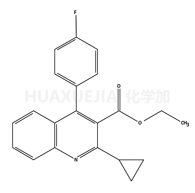 2-环丙基-4-(4-氟苯基)-喹啉-3-羧酸乙酯