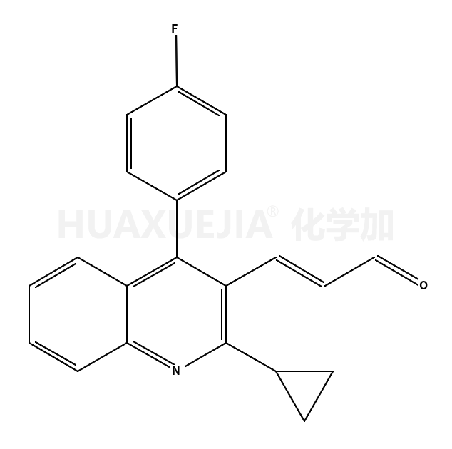 (E)-3-[2-环丙基-4-(4-氟苯基)-3-喹啉-2-丙烯醛