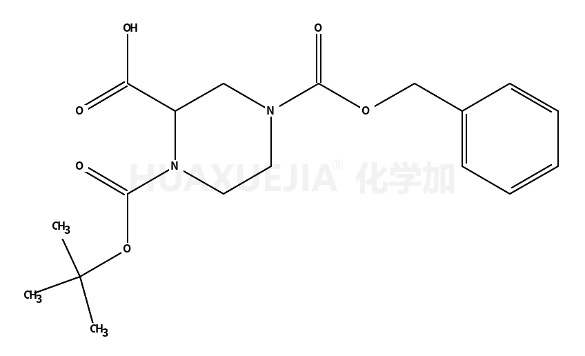 N-1-Boc-N-4-Cbz-2-哌嗪甲酸