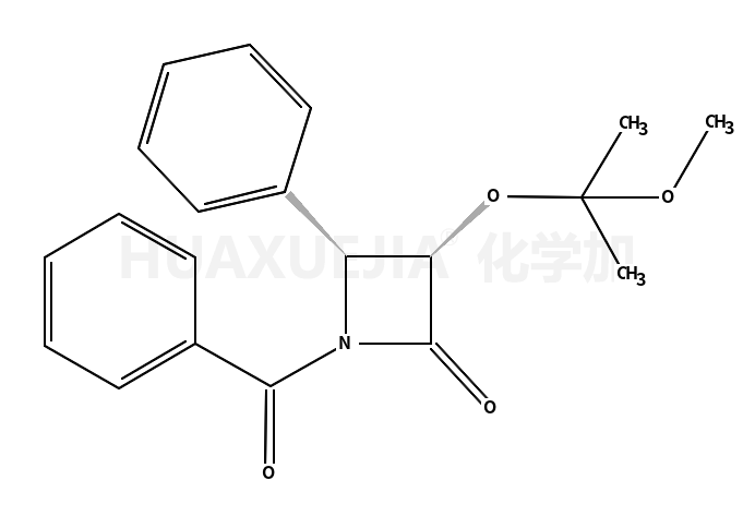 (3R,4S)-1-苯甲酰-3-(1-甲氧基-1-甲基乙氧基)-4-苯基-2-氮雜環(huán)丁酮