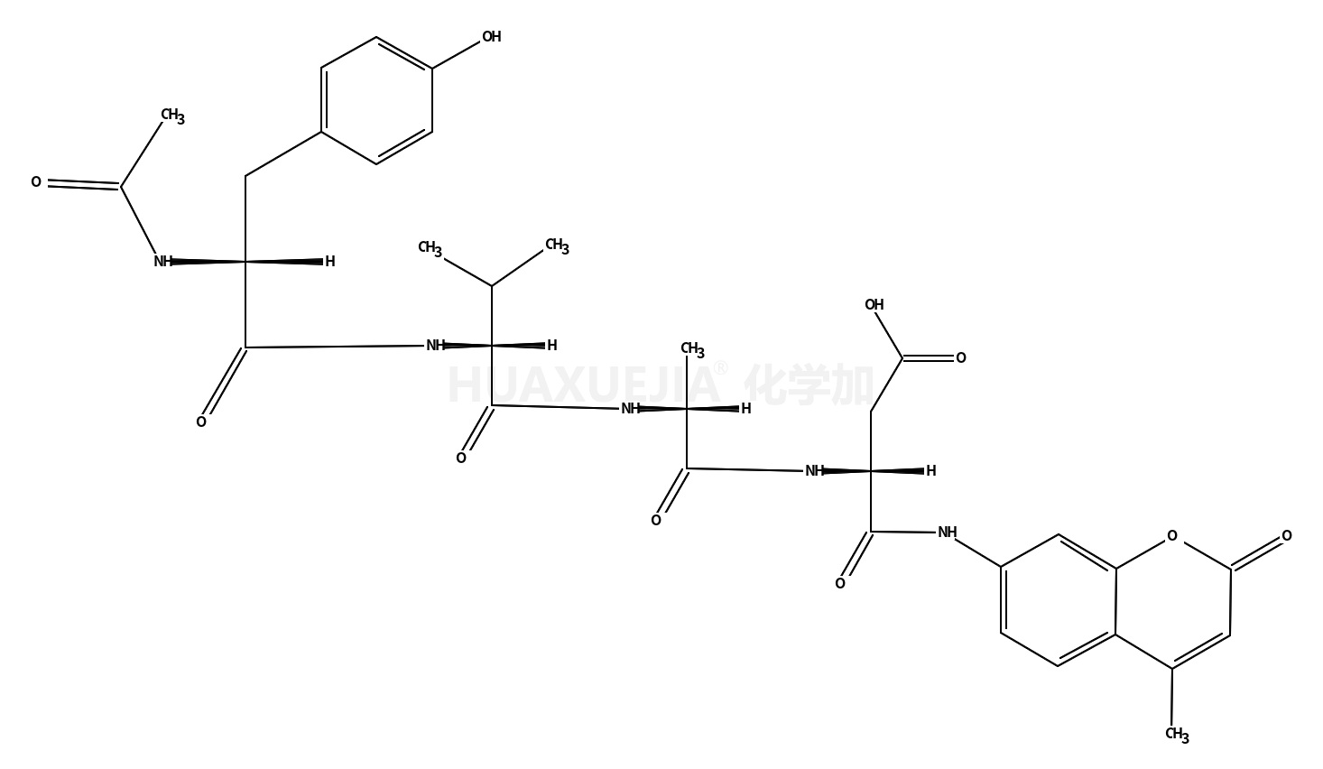 N-乙酰基-酪氨酰-缬氨酰-丙氨酰-天冬氨酸-7-氨基-4-甲基香豆素