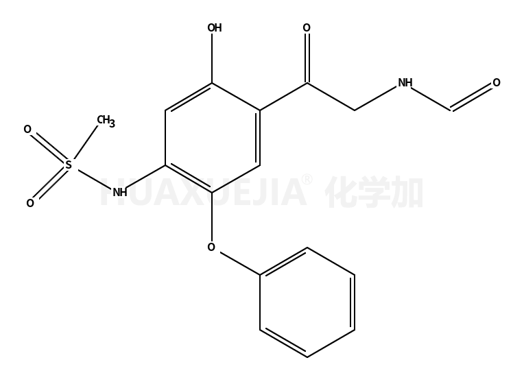 N-[5-羟基-4-(2-甲酰氨基)乙酰基-2-苯氧基]苯基甲磺酰胺