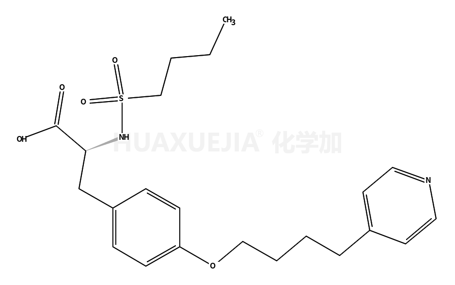 N-丁磺酰基-(4-(4-吡啶基)丁基)-L-酪氨酸