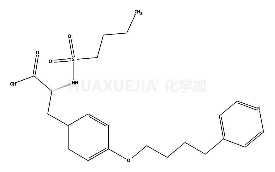 (S)-2-(Butylsulfonamido)-3-(4-(4-(pyridin-4-yl)butoxy)phenyl)propanoic acid