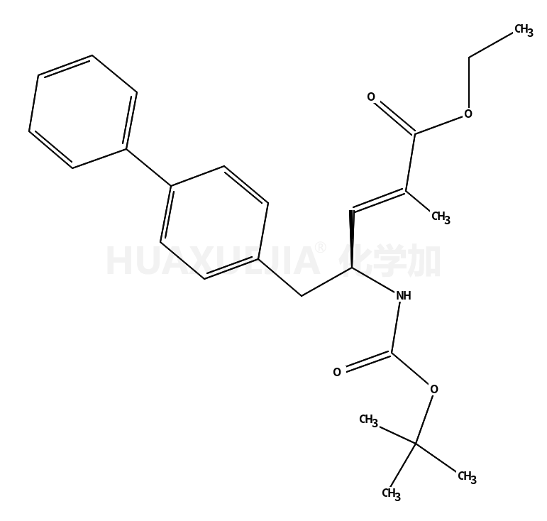 (R,E)-乙基 5-([1,1'-联苯]-4-基)-4-((叔丁氧羰基)氨基)-2-甲基-2-戊烯酸