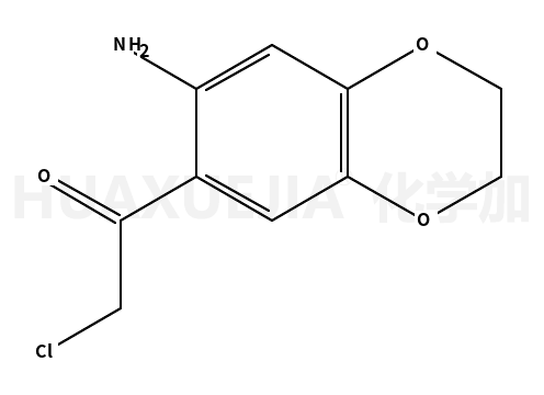 1-(7-氨基-2,3-二氫-苯并[1,4]二噁英-6-基)-2-氯乙酮