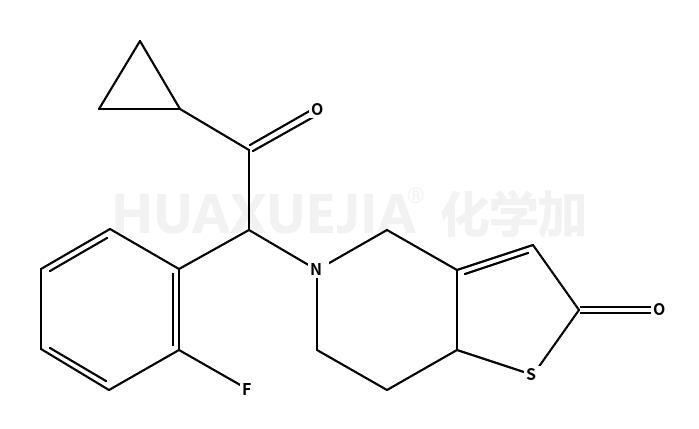 5-[2-环丙基-1-(2-氟苯基)-2-氧代乙基]-5,6,7,7a-四氢噻吩并[3,2-c]吡啶-2(4H)-酮