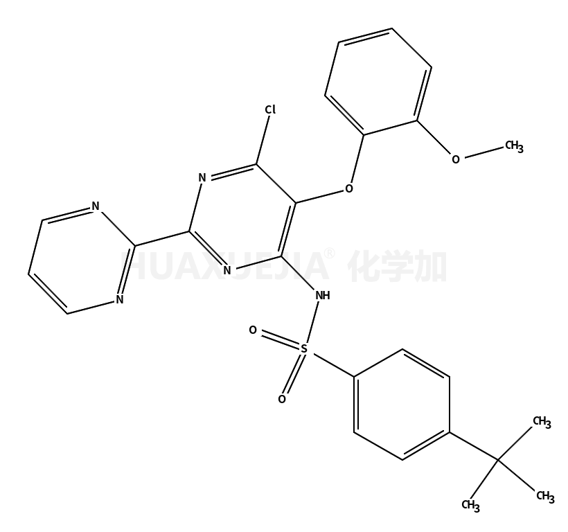 4-Tert-Butyl-N-(6-Chloro-5-(2-Methoxyphenoxy)-2,2-Bipyrimidin-4-yl)Benzenesulfonamide