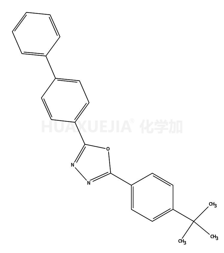 2-(4'-叔丁苯基)-5-(4'-联苯基)-1,3,4-恶二唑