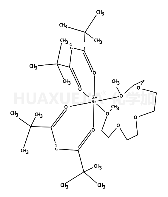 双(2,2,6,6-四甲基-3,5 - 庚二酮酸)锶,四甘醇二甲醚加成物