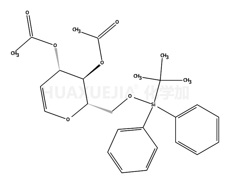 3,4-双邻乙酰基-6-邻-(叔丁基二苯基甲硅烷基)-D-葡萄烯糖