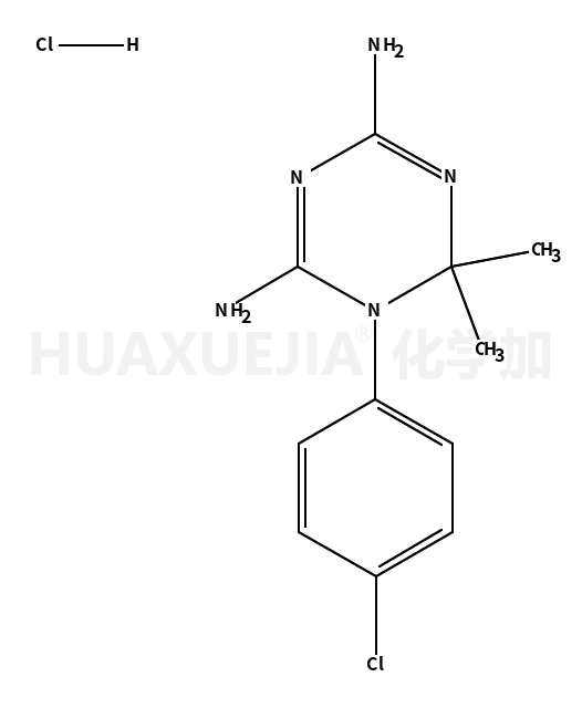 1-(4-氯代苯)-6,6-二甲基-1,3,5-三氮-2,4二胺盐酸盐