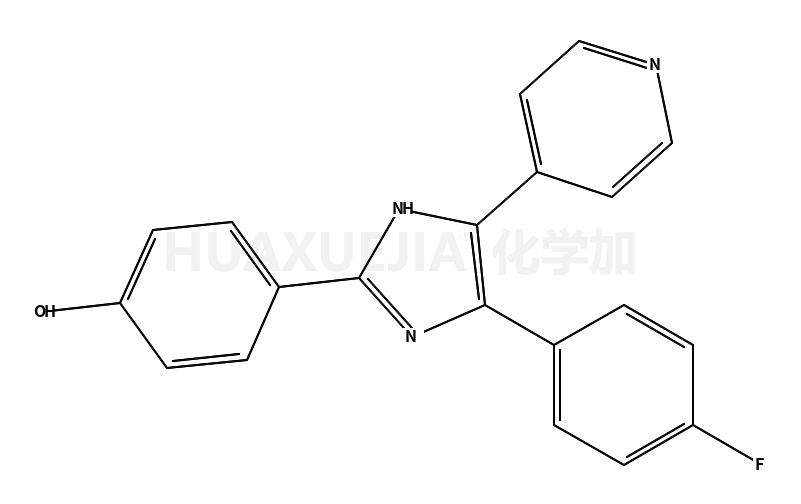 4-(4-氟苯基)-2-(4-羟基苯基)-5-(4-吡啶基)-1H-咪唑