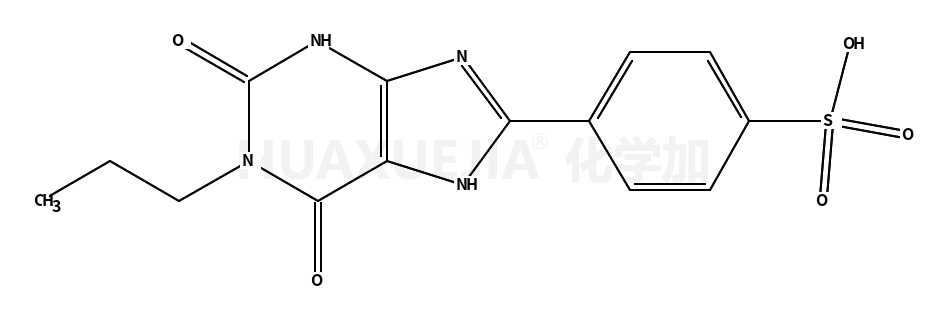 4-(2,6-dioxo-1-propyl-3,7-dihydropurin-8-yl)benzenesulfonic acid