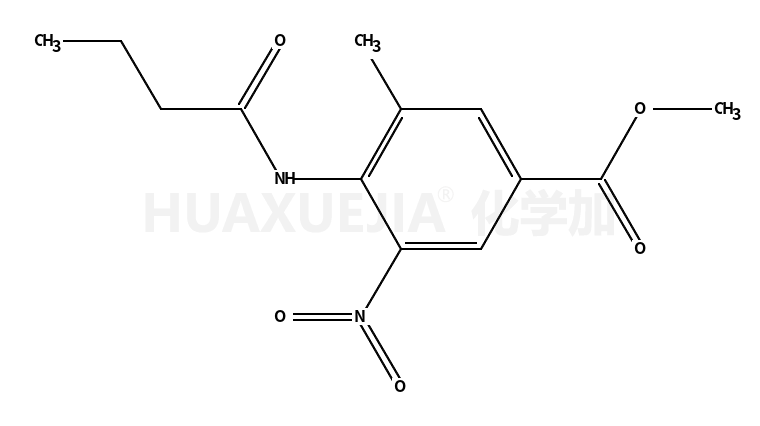 3-甲基-4-丁酰氨基-5-硝基苯甲酸甲酯