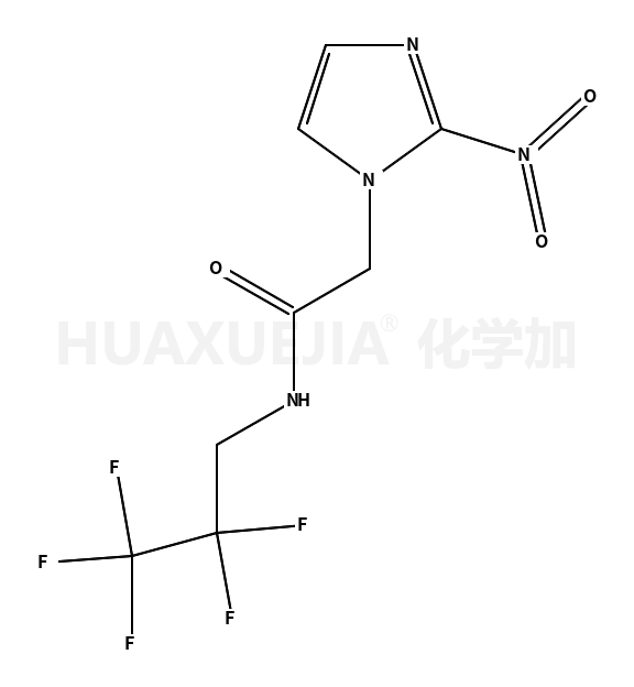 2-(2-nitroimidazol-1-yl)-N-(2,2,3,3,3-pentafluoropropyl)acetamide