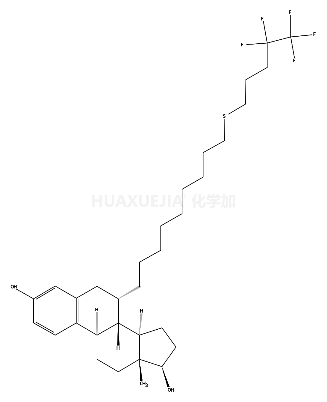 (7a,17b)- 7-[9-[(4,4,5,5,5-五氟戊基)硫]壬基]雌甾-1,3,5(10)-三烯-3,17-二醇