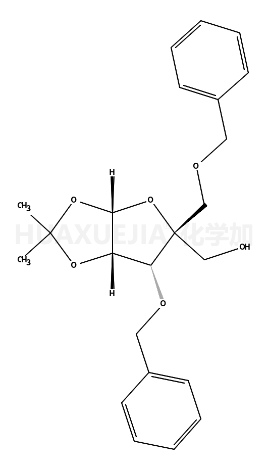 1,2-O-(异丙亚基)-4-C-[(苯基甲氧基)甲基]-3-O-(苯基甲基)-beta-L-来苏呋喃糖