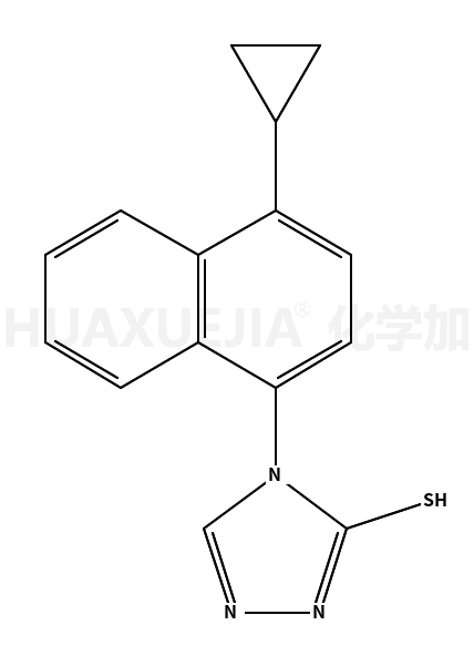 3H-1,2,4-Triazole-3-thione, 4-(4-cyclopropyl-1-naphthalenyl)-2,4-dihydro-