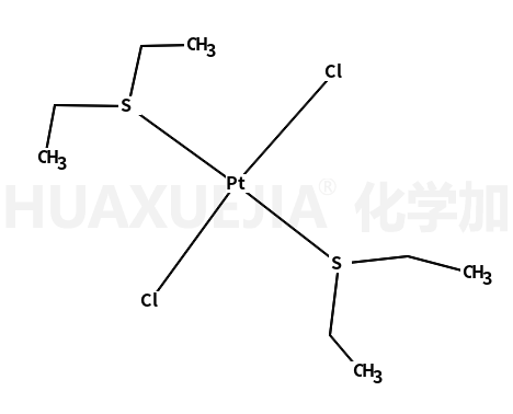 反式双(二乙基硫)二氯化铂(II)