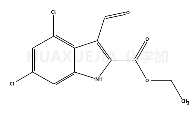 4,6-二氯-3-甲酰基-1H-吲哚-2-甲酸乙酯