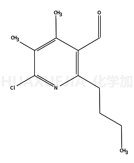 2-butyl-6-chloro-4,5-dimethyl-3-pyridinecarbaldehyde