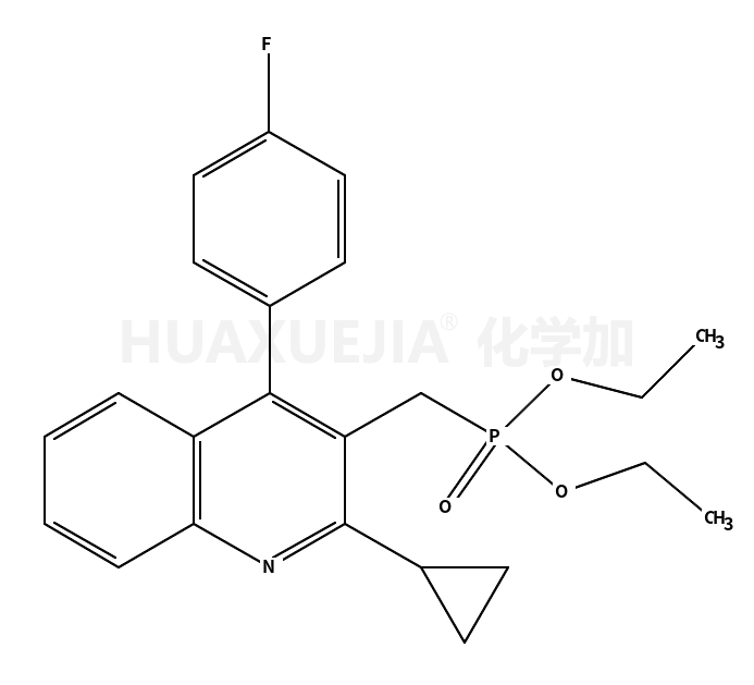 Diethyl {[2-cyclopropyl-4-(4-fluorophenyl)-3-quinolinyl]methyl}ph osphonate