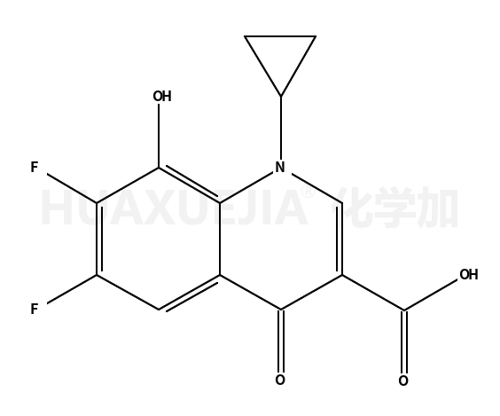 1-环丙基-6, 7-二氟-8-羟基-4-氧代-1, 4-二氢喹啉-3-甲酸