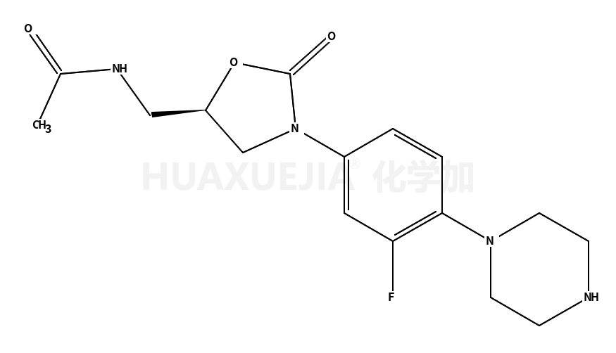 (S)-N-((3-(3-氟-4-(哌嗪-1-基)苯基)-2-氧代噁唑啉-5-基)甲基)乙酰胺