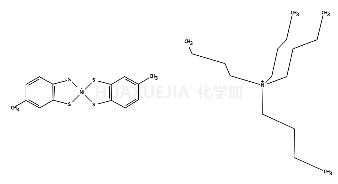 四丁基铵二(4-甲基-1,2-苯二硫醇酸根)镍酸