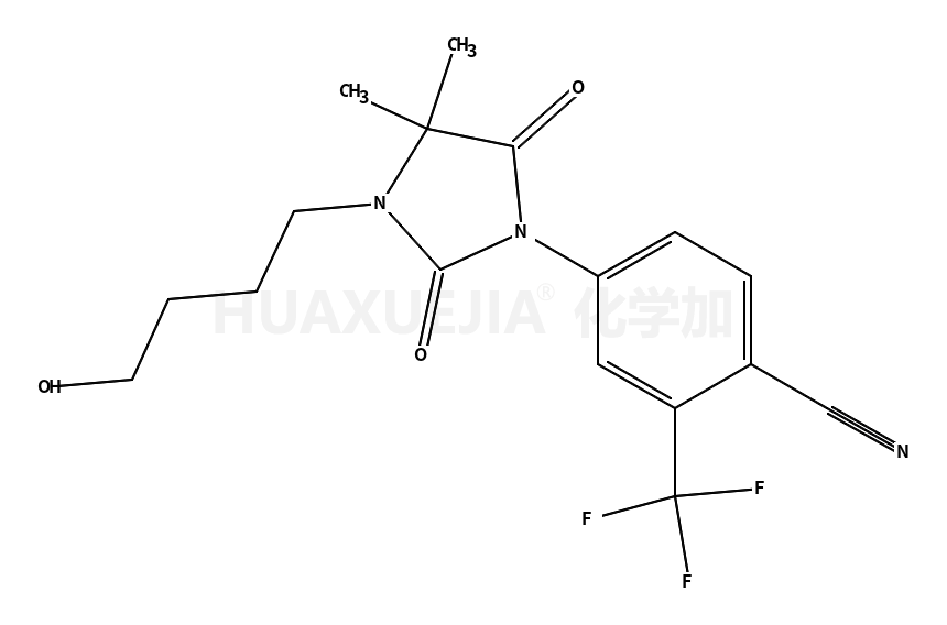 4-[3-(4-羟基丁基)-4,4-二甲基-2,5-二氧代-1-咪唑烷基]-2-(三氟甲基)苯腈