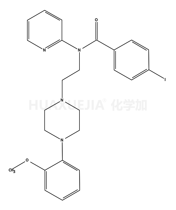 4-碘-N-[2-[4-(2-甲氧基苯基)-1-哌嗪基]乙基]-N-2-吡啶苯胺