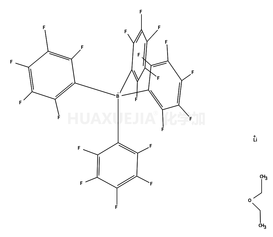 Lithium(1+), [1,1'-oxybis[ethane]]-, tetrakis(2,3,4,5,6-pentafluorophenyl)borate(1-) (1:1)