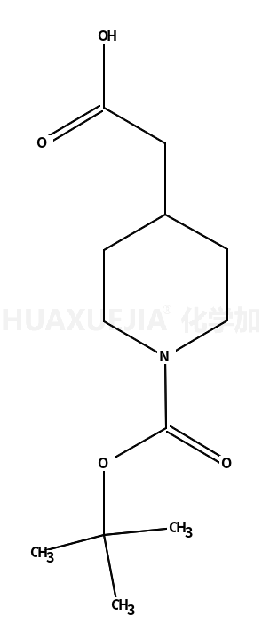 1-叔丁氧羰基-4-哌啶乙酸